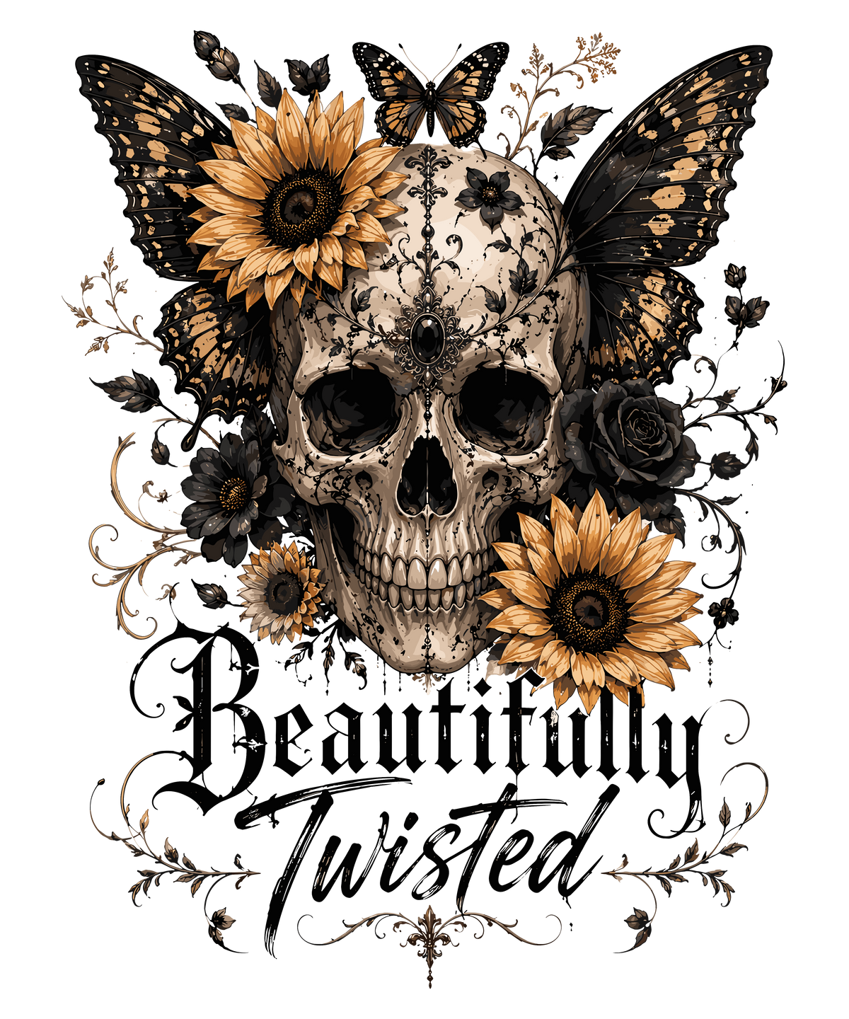 Beautifully Twisted Butterfly Ghost