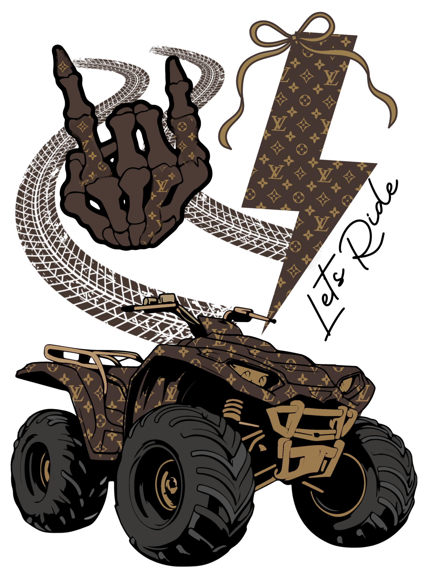 Designer LV Quad