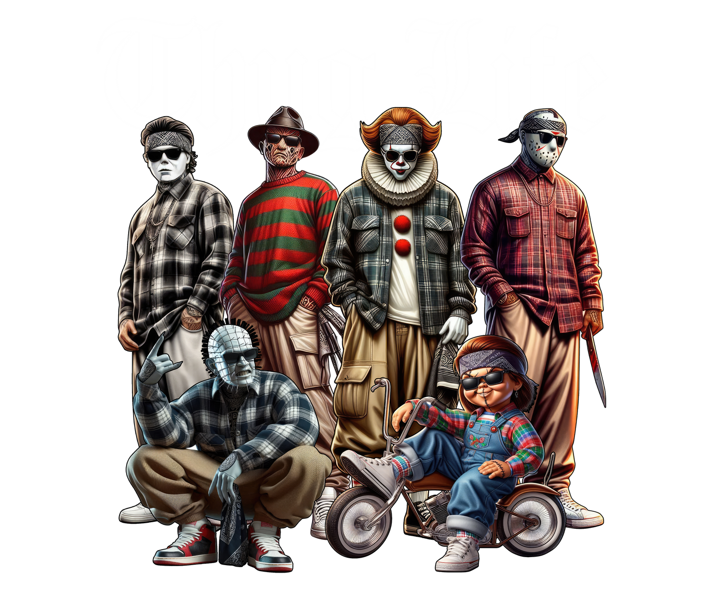 Thug life Gang Killers White