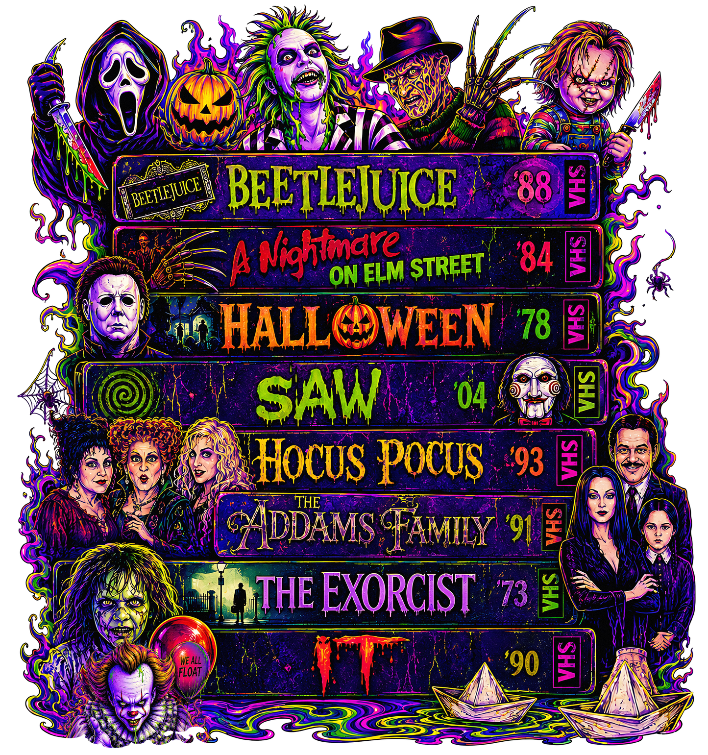VHS 90's Halloween