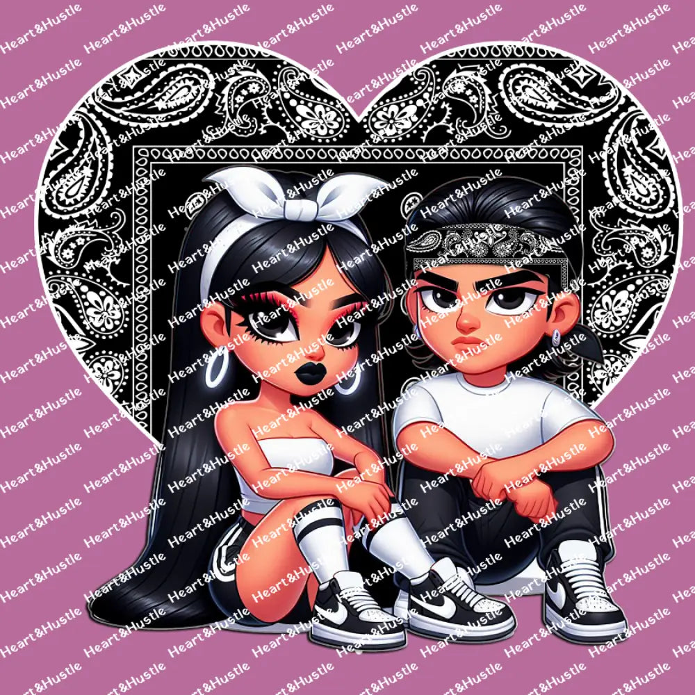 Black Heart Couple