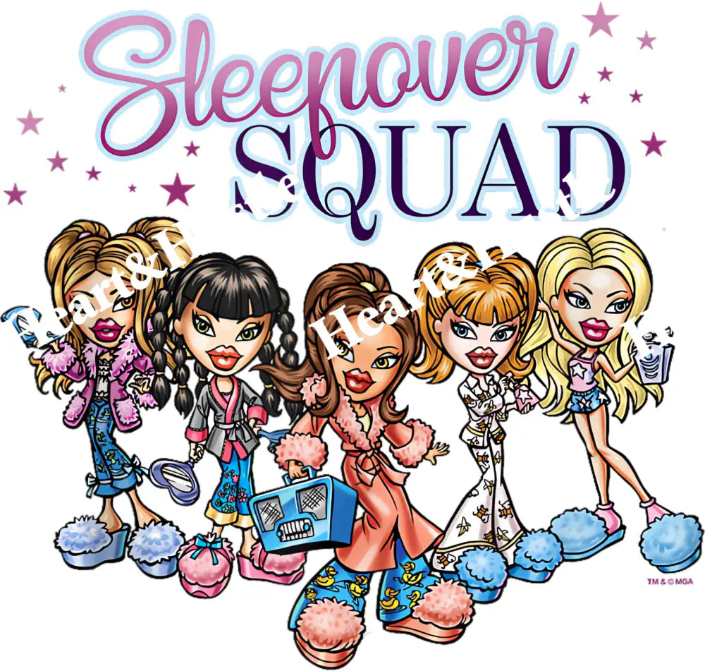 Bratz Group Shot Sleepover Squad