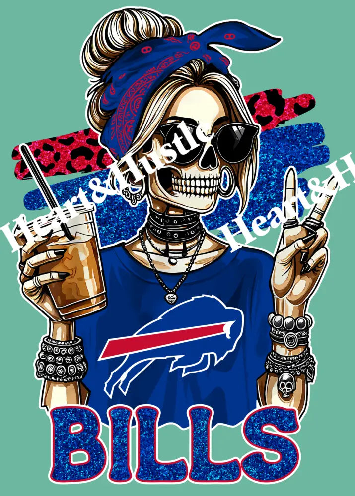 Buffalo Bills Skully Girl
