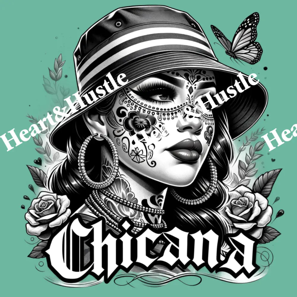 Chicana Black And White