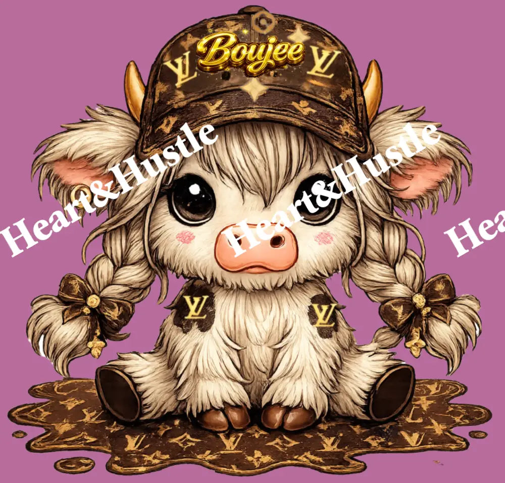 Designer Boujee LV Cow