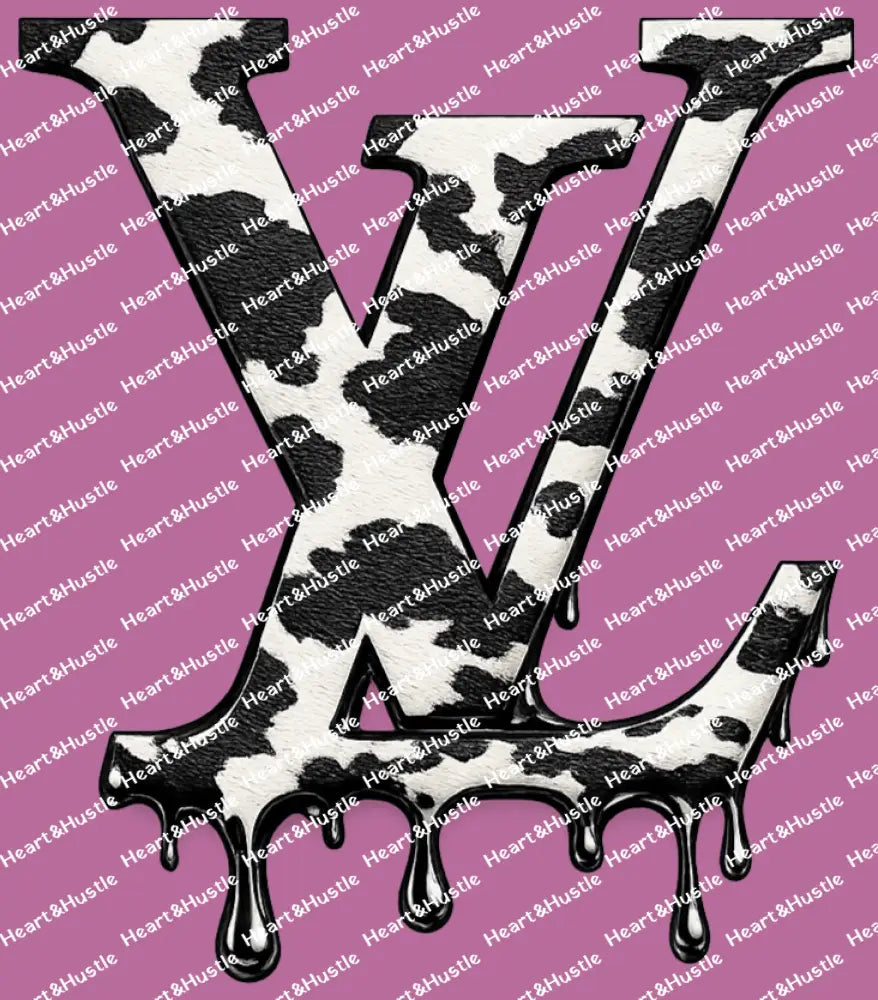 Designer LV Drip Cow