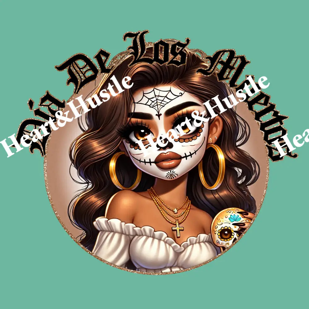 Dia De Los Muertos With Skull