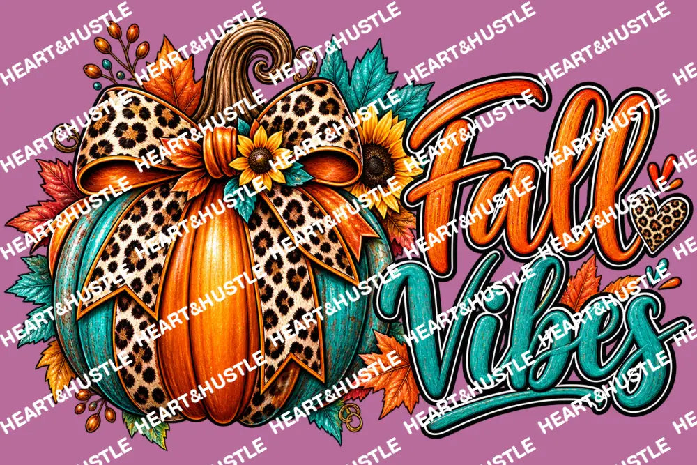 Fall Vibes Sunflower Leopard