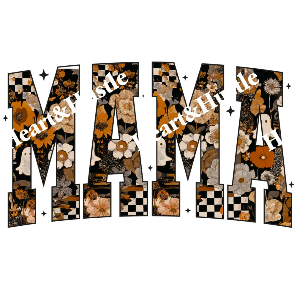 Halloween Fall Mama Black