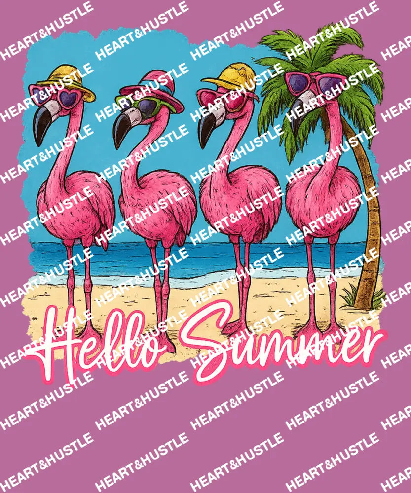 Hello Summer Flamingo
