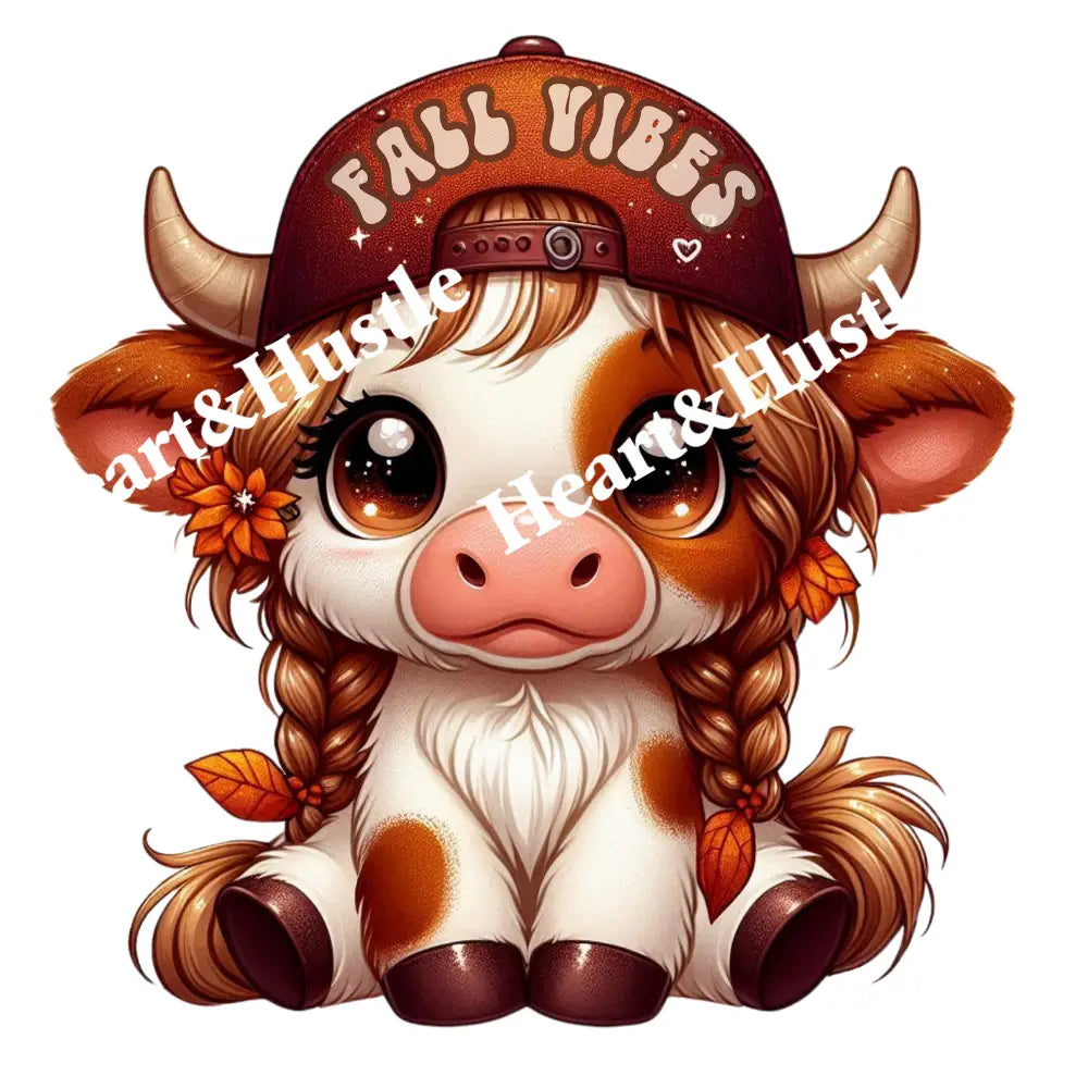 Highland Cow Fall Vibes