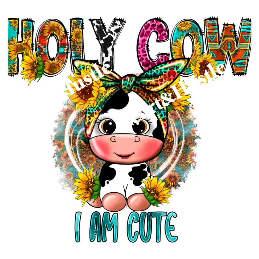 Highland Cow Holy Cow I Am Cute
