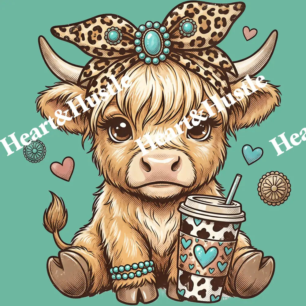 Highland Cow Western Coffee