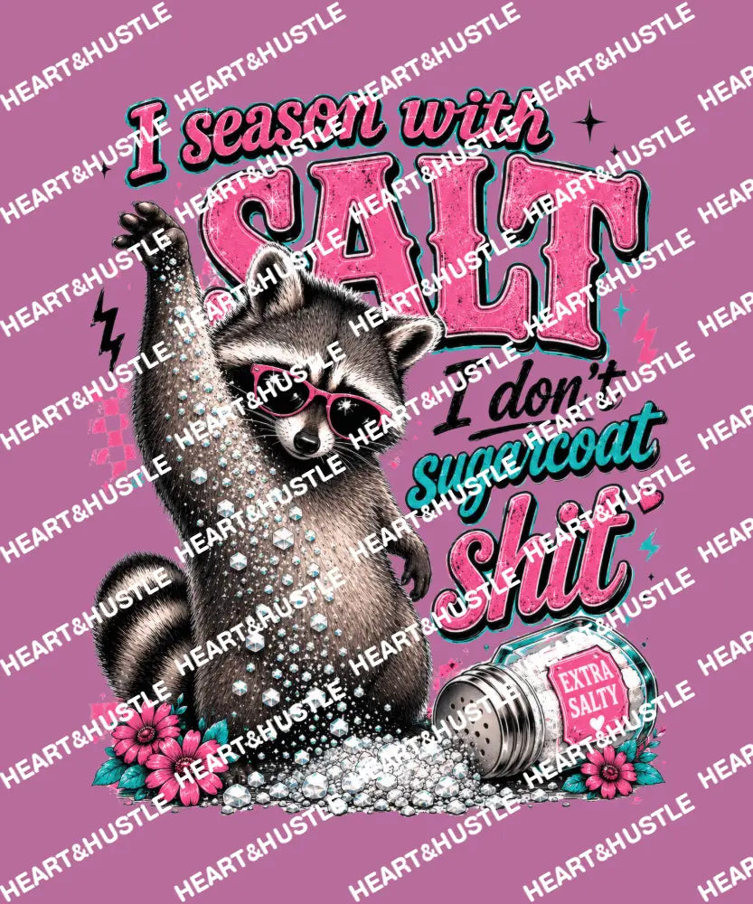 I Season With Salt Black