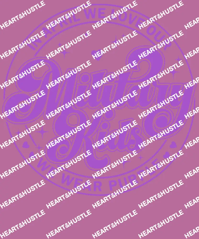 In April We Wear Purple Military Kids We Wear Purple