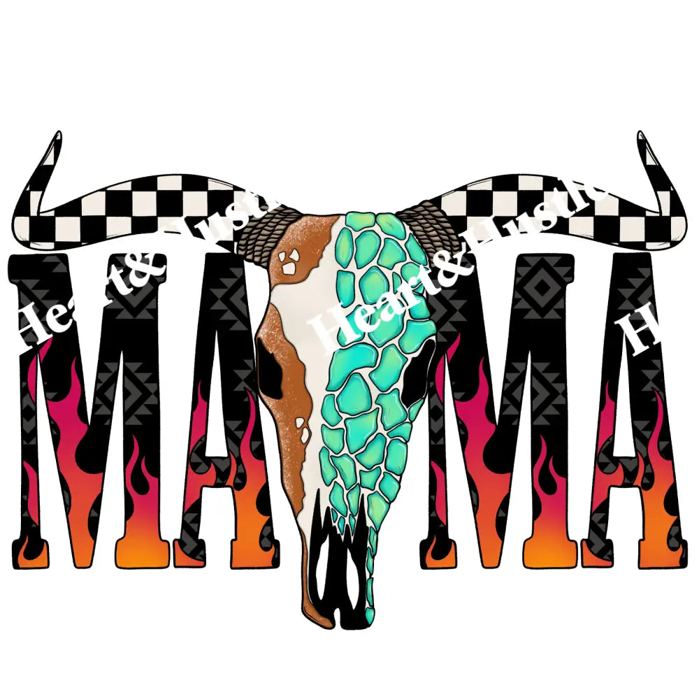 Mama Bull Skull