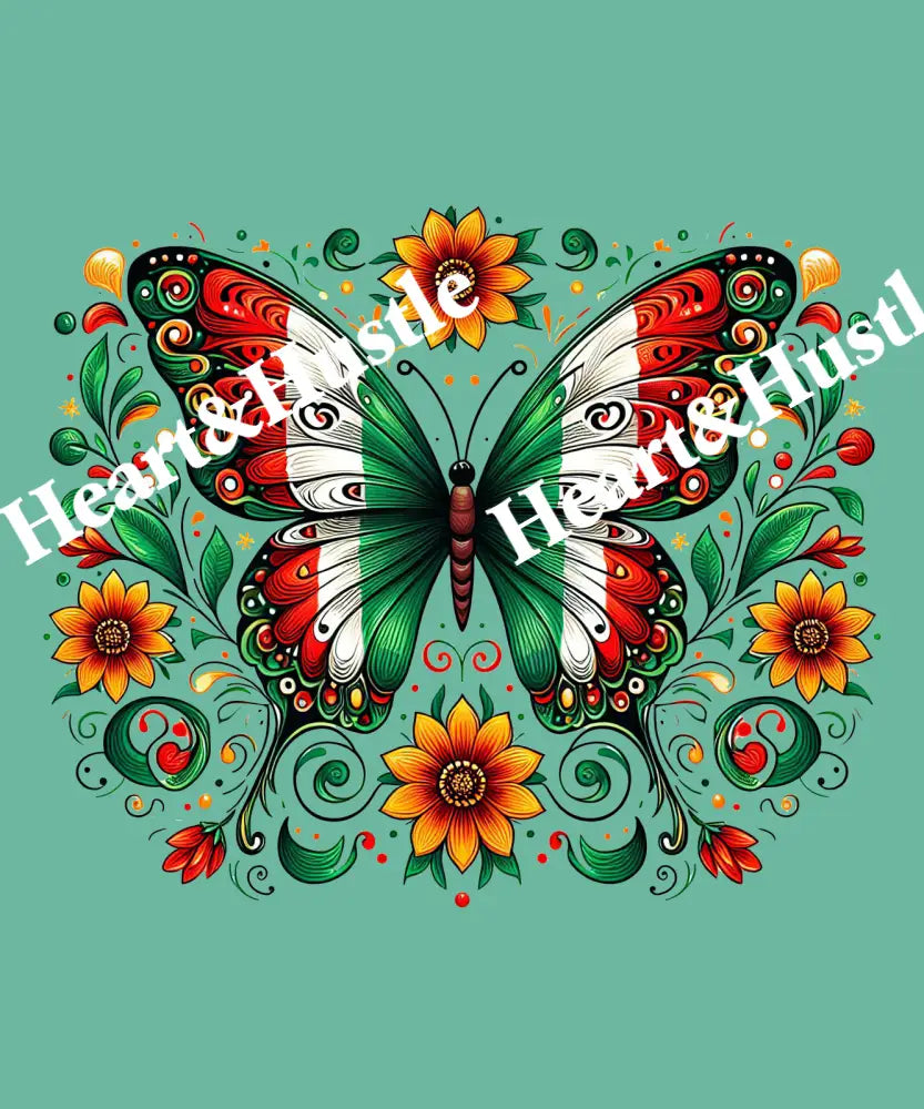 Mexican Butterfly Flag