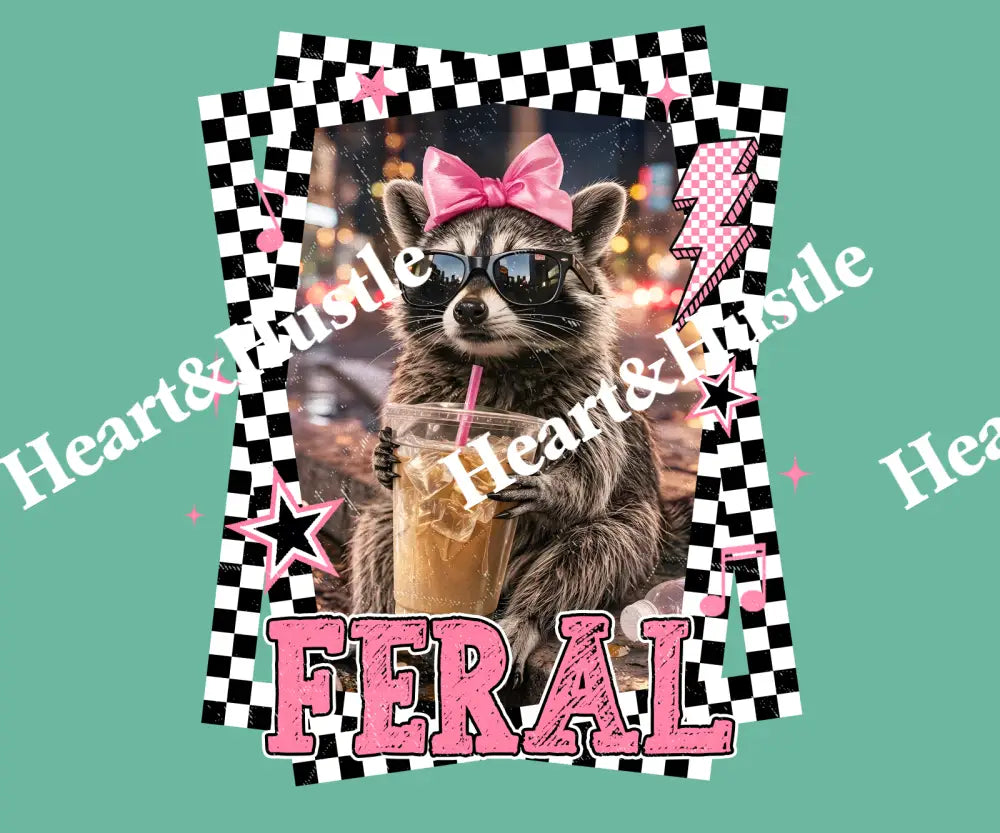Feral Raccoon Iced Coffee