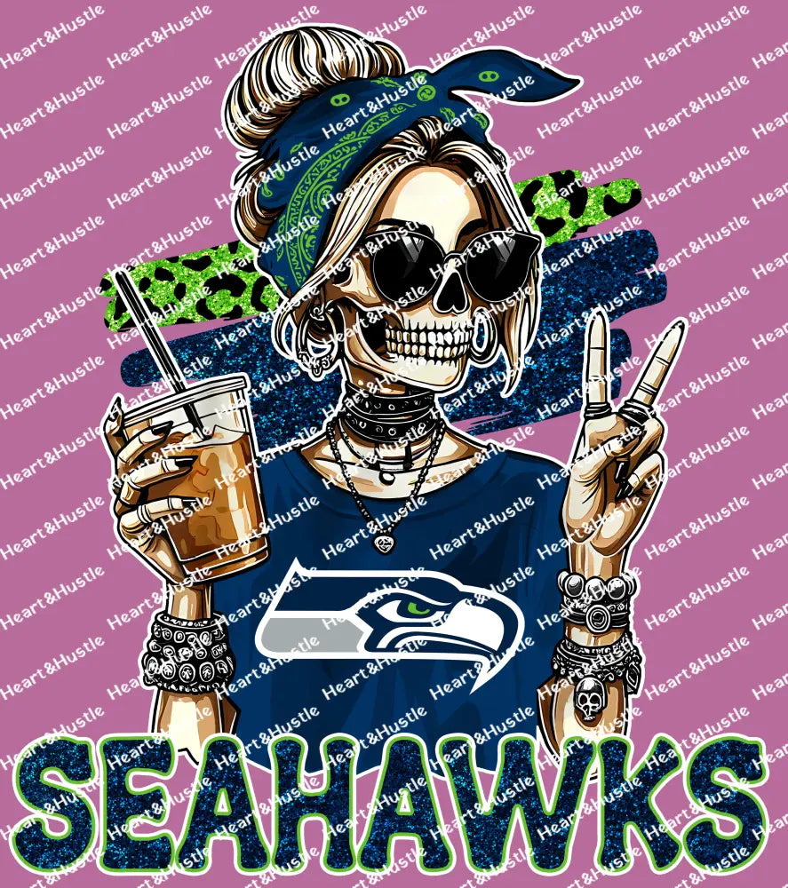 Seahawks Skully Girl
