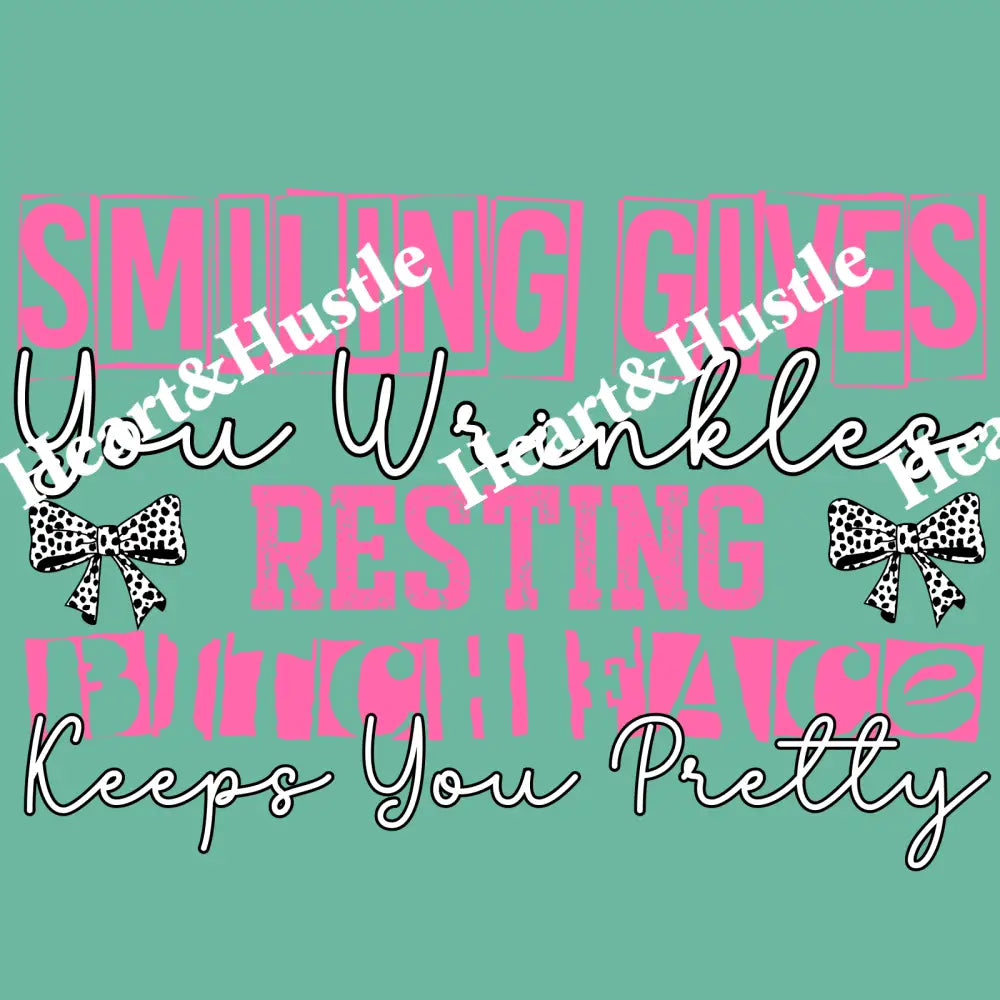 Smiling Gives You Wrinkles