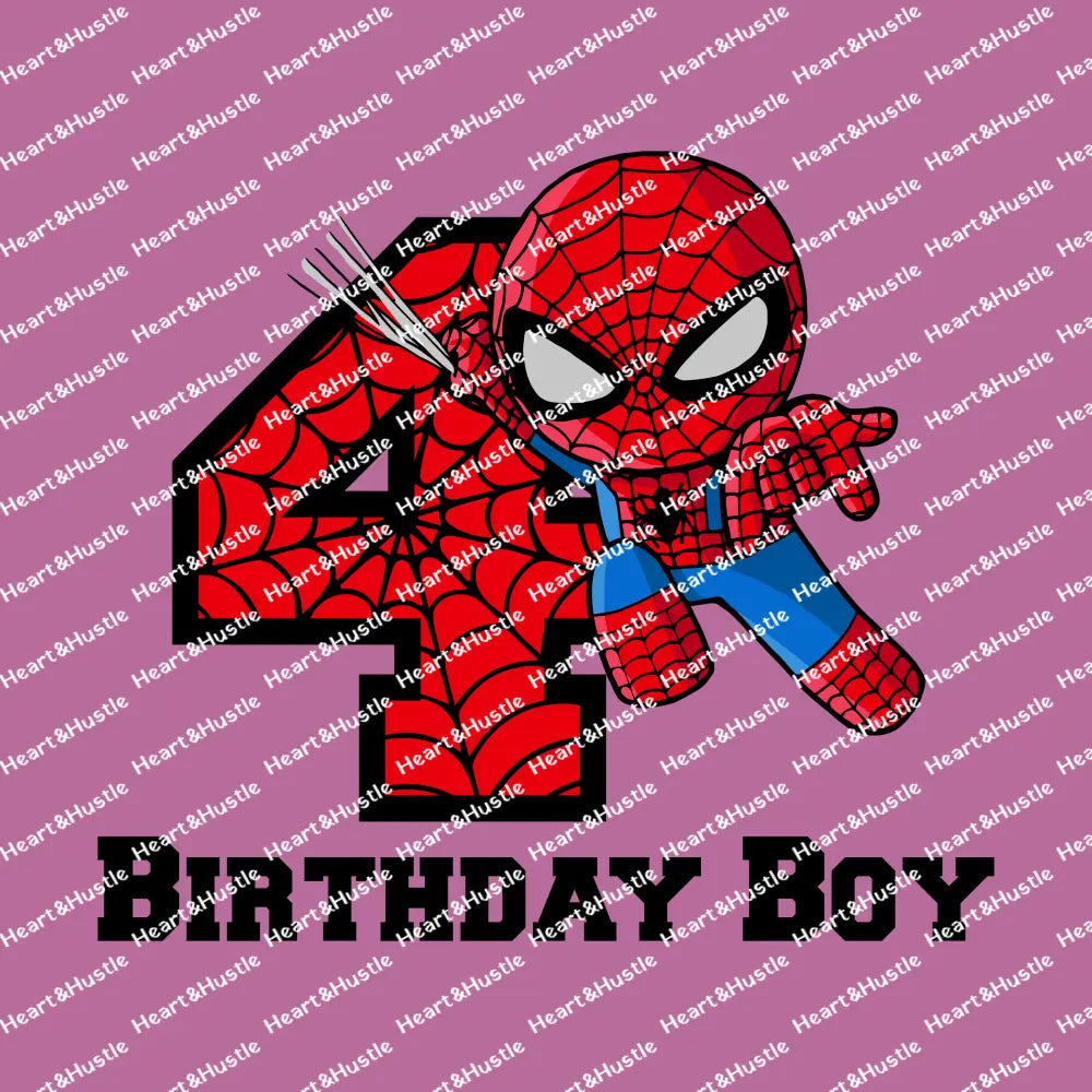 Spiderman Birthday Boy 5
