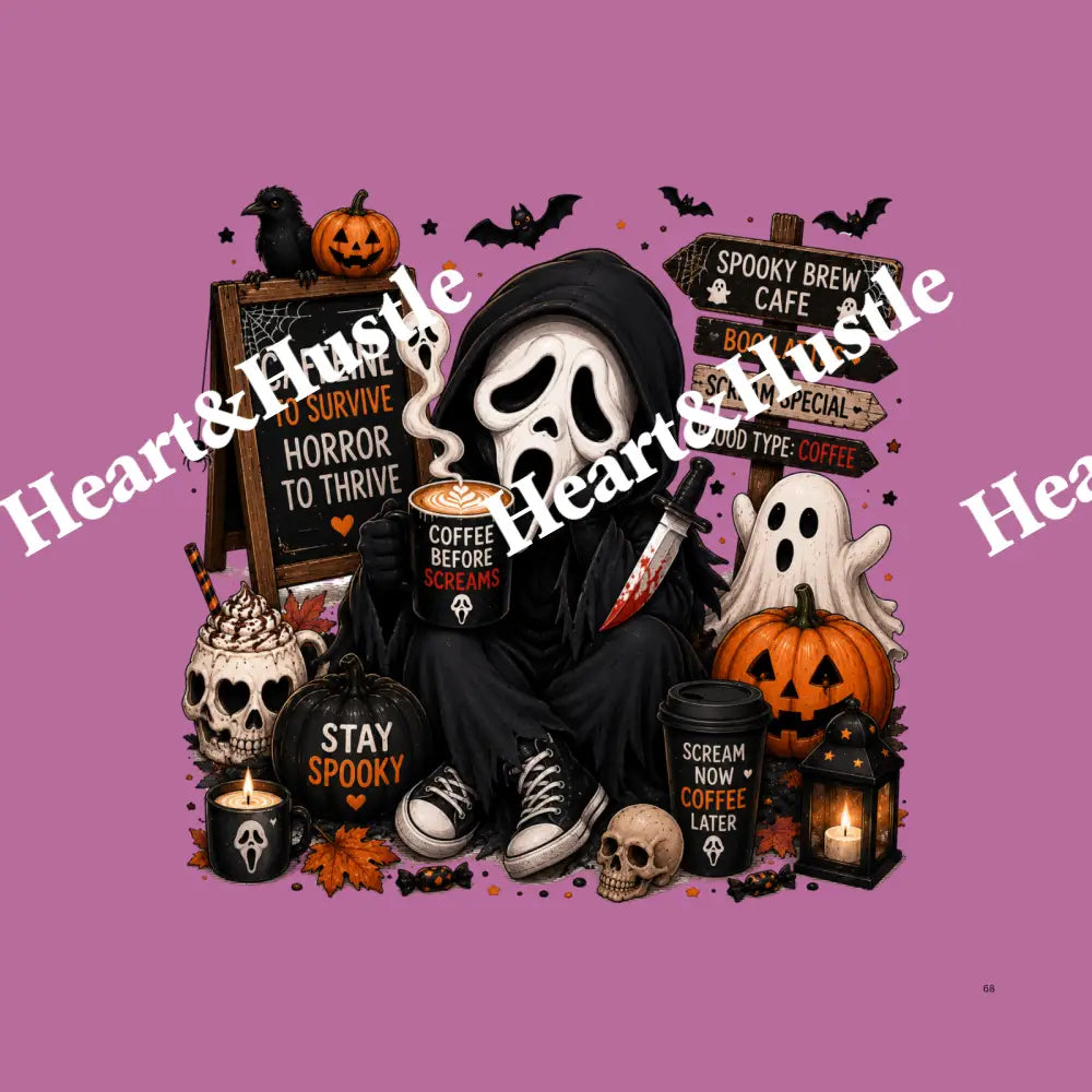 Spooky Ghostface Coffee