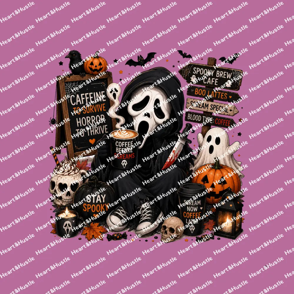 Spooky Ghostface Coffee