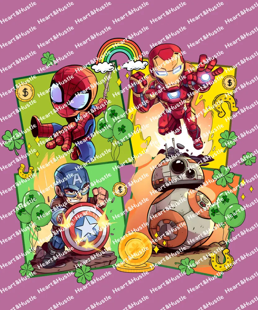 St Patricks Day Super Heroes