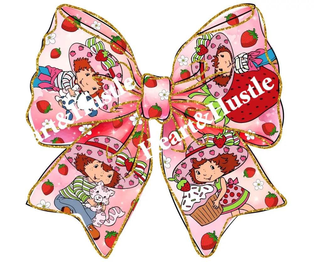 StrawBerry Shortcake Bow