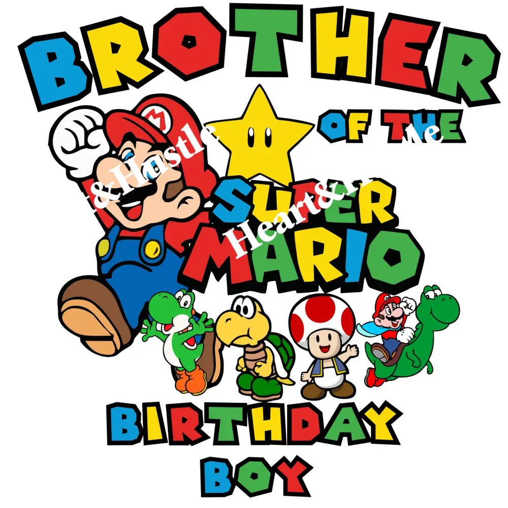 Super Mario Birthday Brother