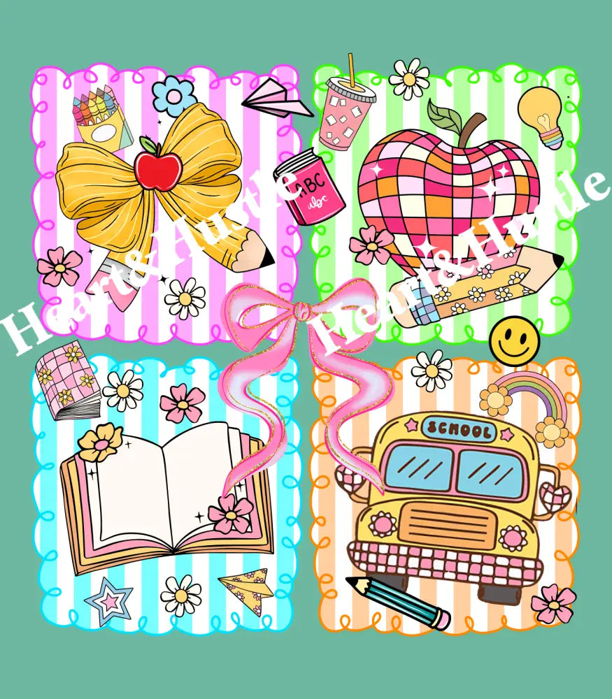 Teacher Pencil Bow