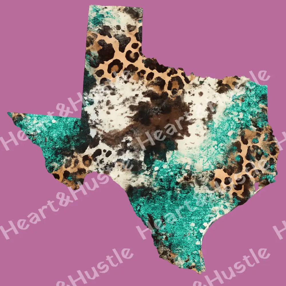 Texas cow print state