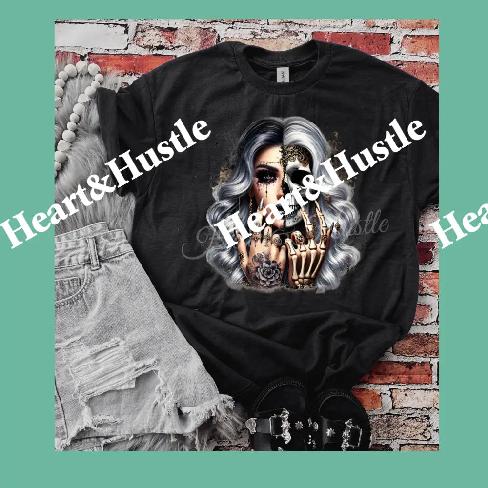 Two Face Girl tee