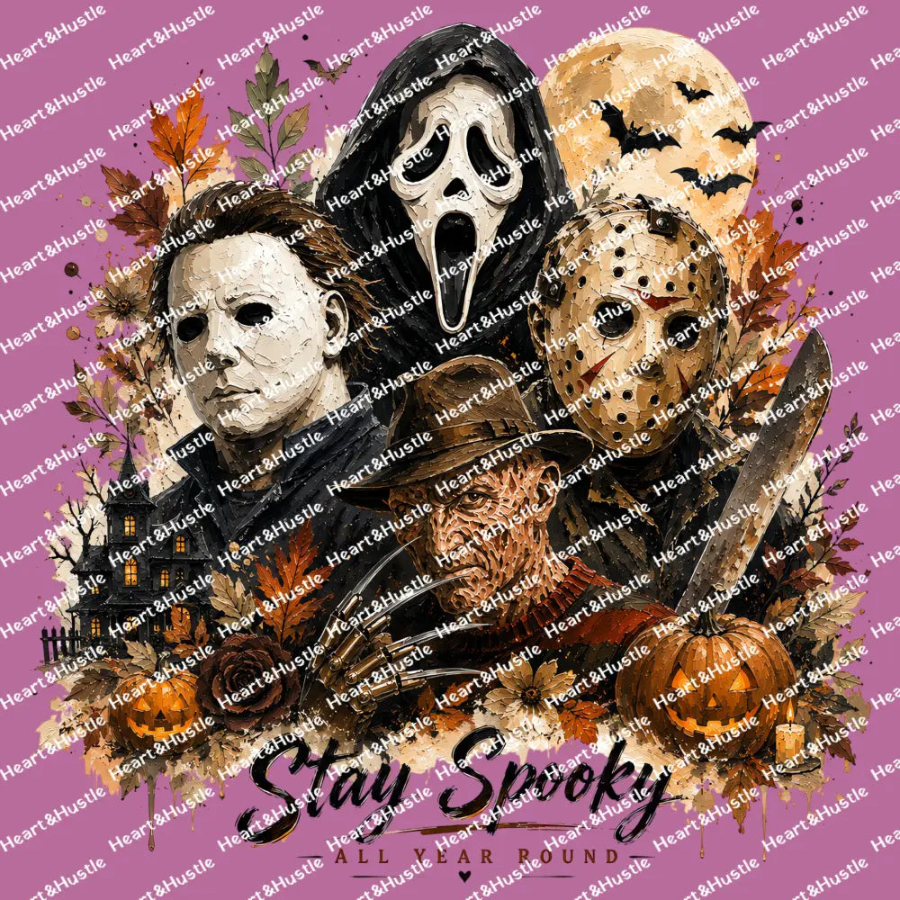 Vintage Horror Fall Stay Spookie