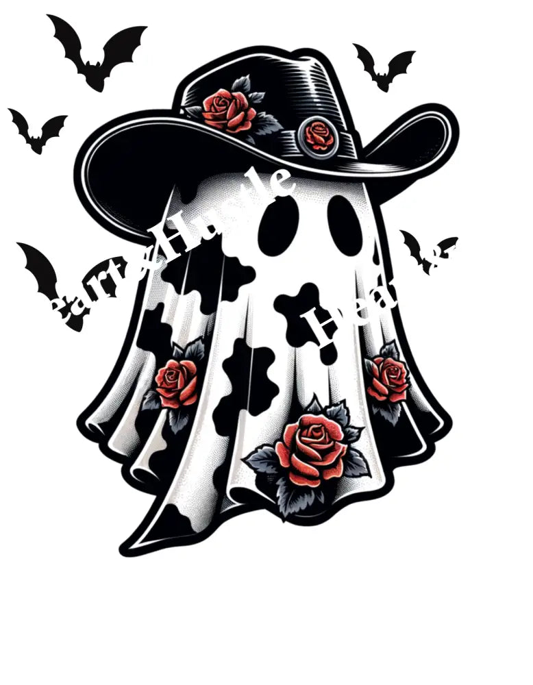 Western Ghost With Roses