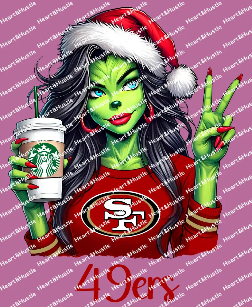 49er Grinch Girl