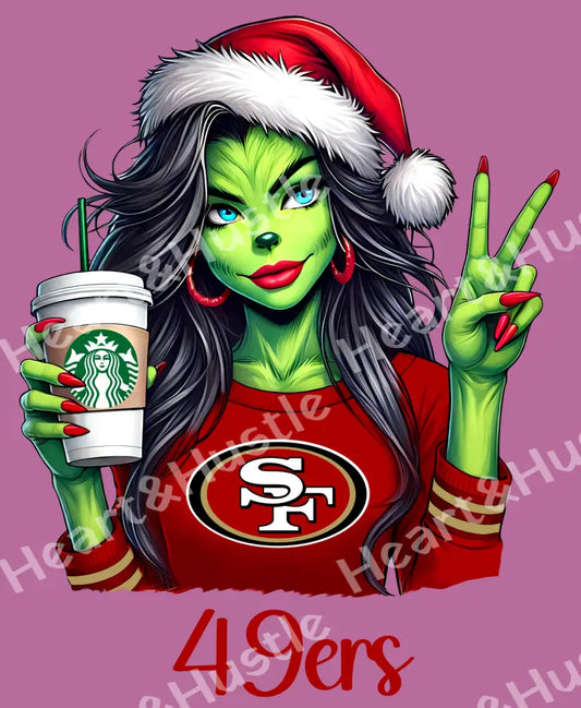 49er Grinch Girl