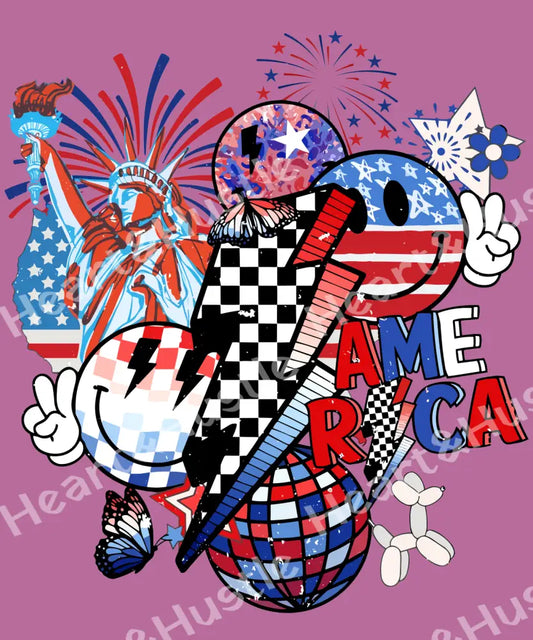 4th of July Lightning bolt