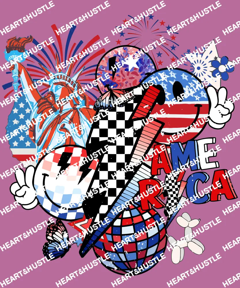 4th of July Lightning bolt