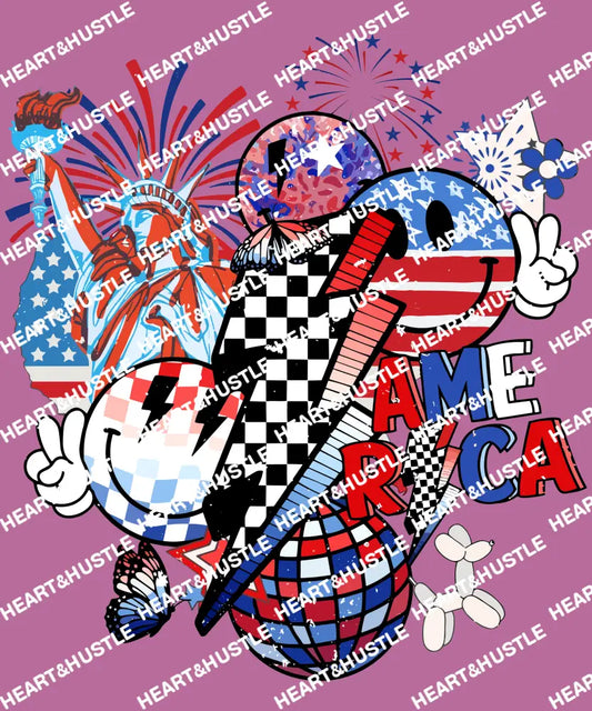 4th of July Lightning bolt