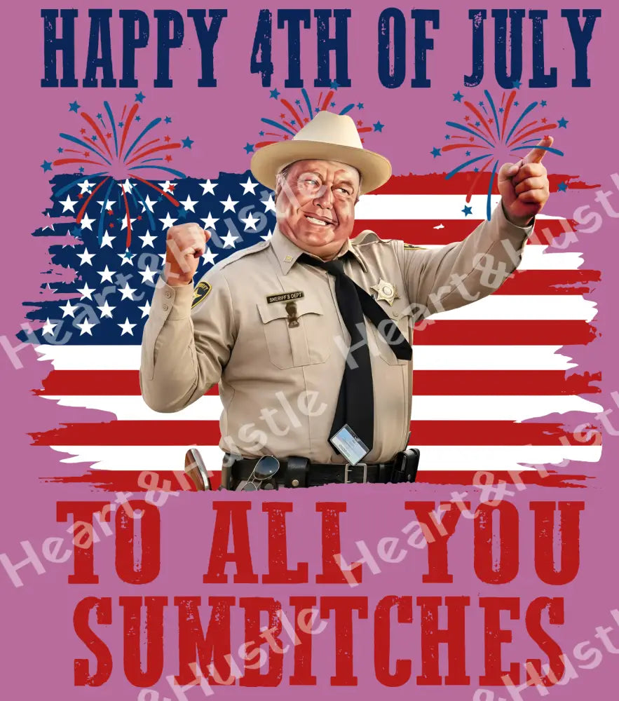 4th Of July Sumbitches RWB
