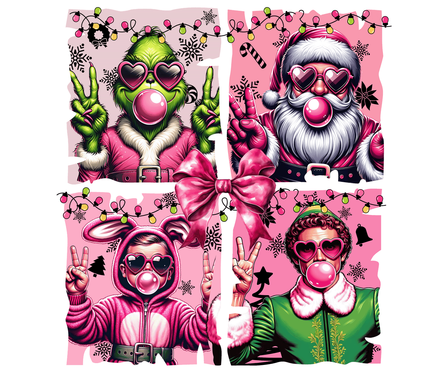 Bubble gum Christmas