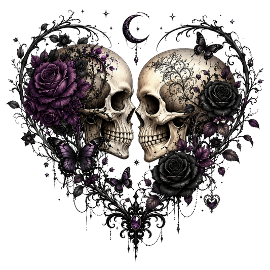 Gothic Skull Heart