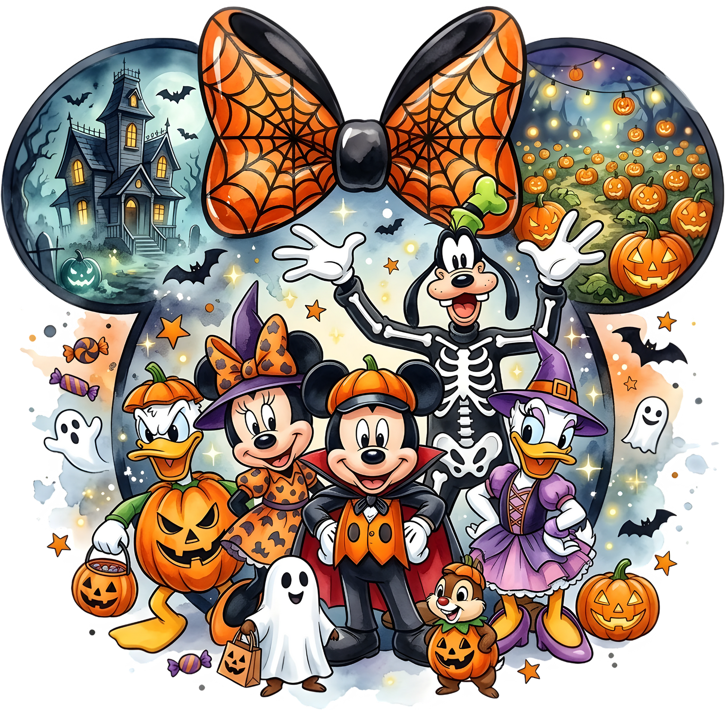 Halloween Mick and Friends