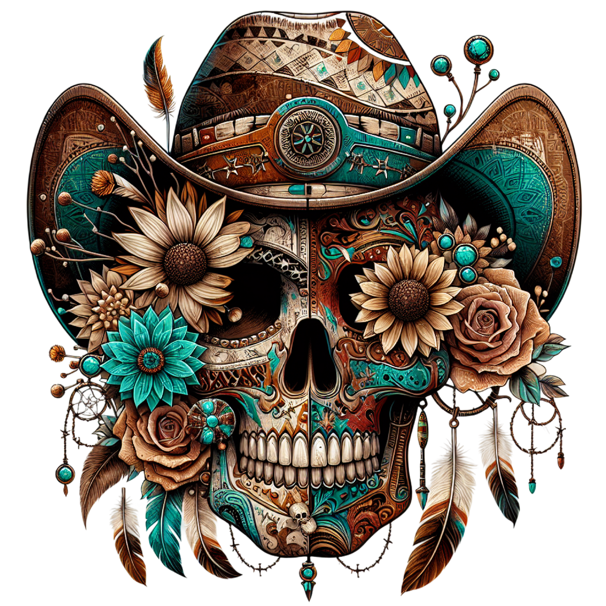 Western Skull Boho