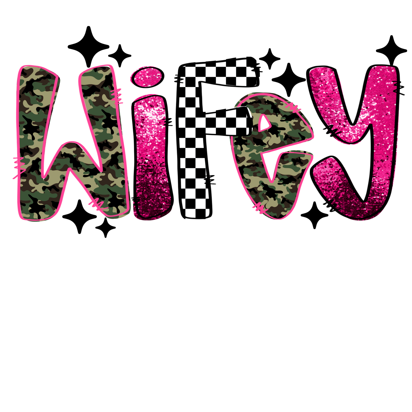 Wifey Pink Camo