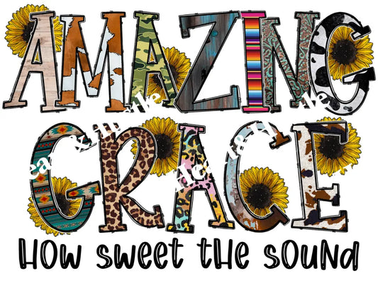 Amazing Grace How Sweet The Sound Black