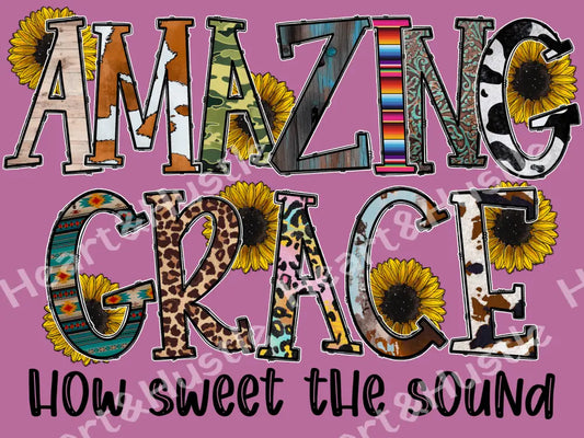 Amazing Grace How Sweet The Sound Black