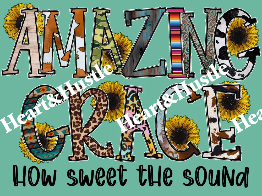 Amazing Grace How Sweet The Sound Black