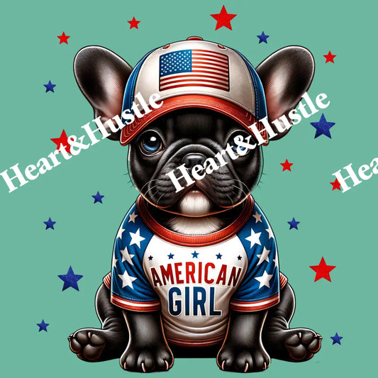 American Girl With Stars